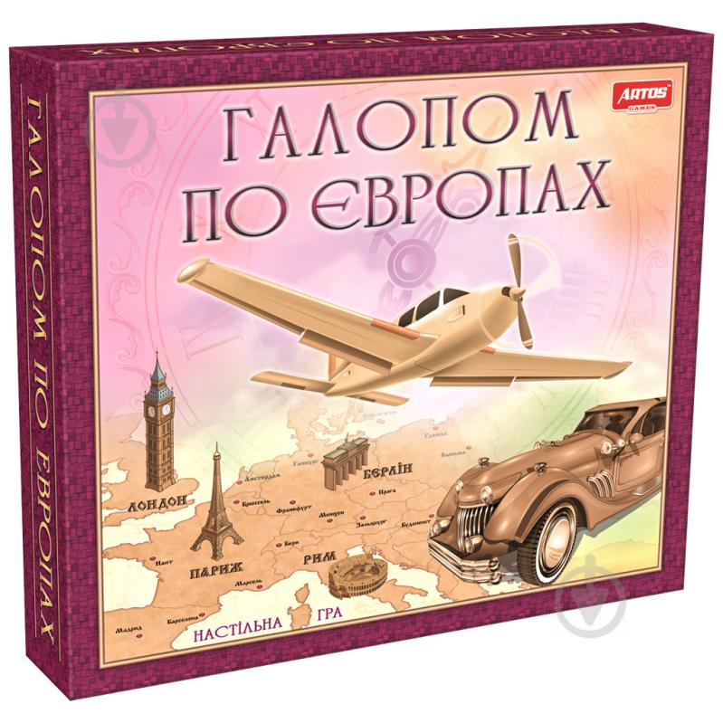 Игра настольная ARTOS GAMES Галопом по Европах - фото 1