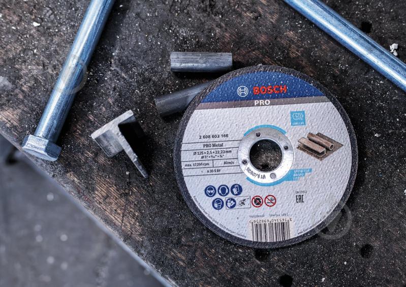 Круг відрізний Bosch 125х2,5x22,2 мм 2608600394 - фото 9