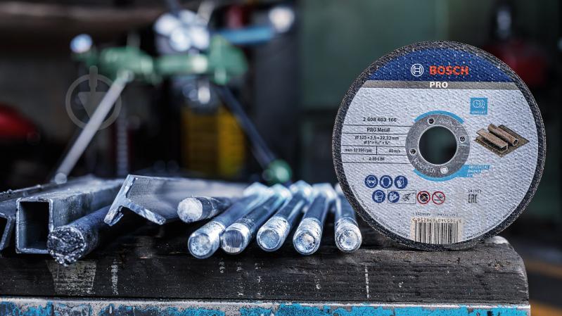 Круг відрізний Bosch 125х2,5x22,2 мм 2608600394 - фото 11