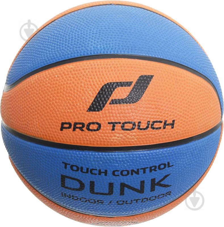 Баскетбольный мяч Pro Touch Dunk 177966-906545 р. 3 синий с оранжевым - фото 1