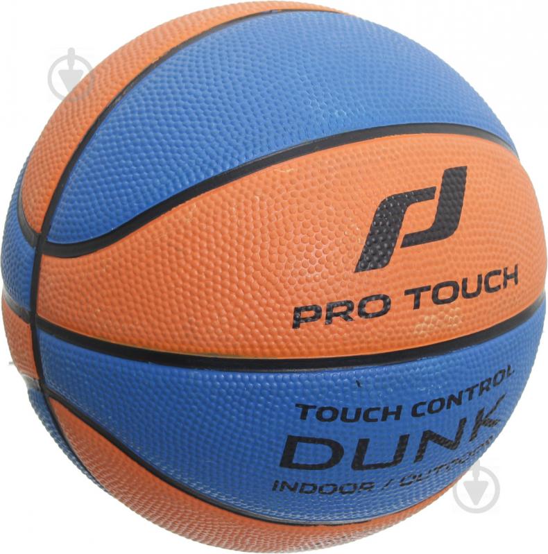 Баскетбольный мяч Pro Touch Dunk 177966-906545 р. 3 синий с оранжевым - фото 2