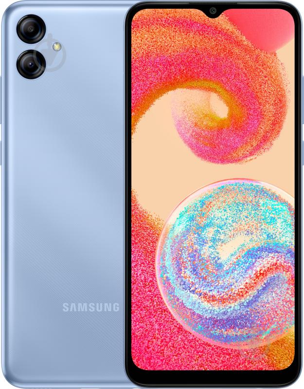 Смартфон Samsung Galaxy A04e 3/32GB light blue (SM-A042FLBDSEK) - фото 1