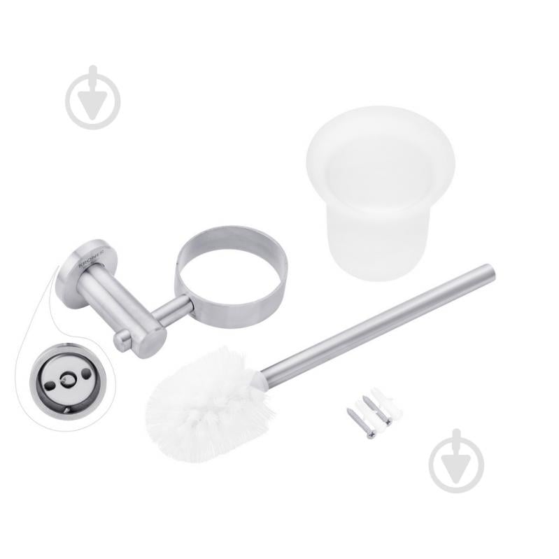 Йоржик для унітаза Kroner KRP Edelstahl Klassisch ESG3710 (CV025648) - фото 3 Йоржик для унітаза Kroner KRP Edelstahl Klassisch ESG3710 (CV025648) - фото 3