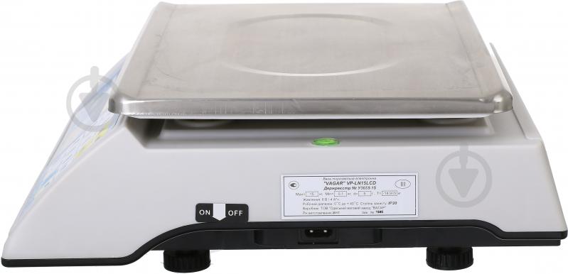 Весы торговые VAGAR VP-LN 15-LCD 15 кг - фото 4 Весы торговые VAGAR VP-LN 15-LCD 15 кг - фото 4