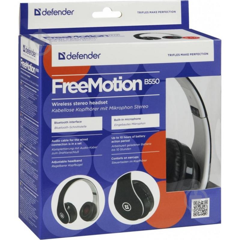 Наушники Defender FreeMotion B550 Bluetooth black - фото 3