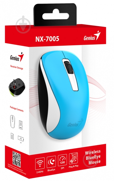 Мышка Genius NX-7005 NP blue (31030017402) - фото 4