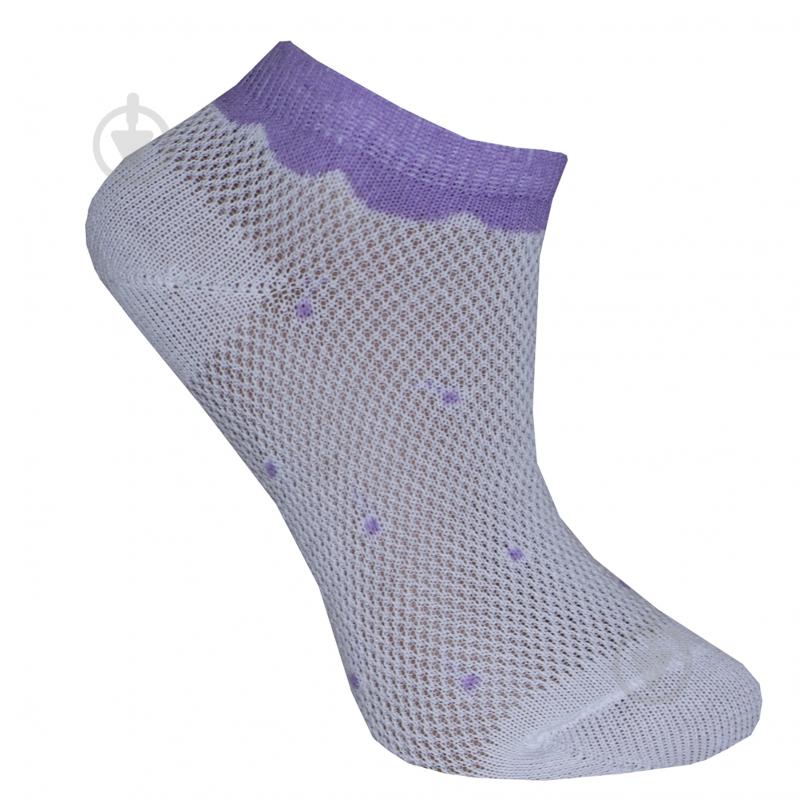 Шкарпетки дитячі для дівчаток Premier Socks Економ з горохом р. 16–18 білий - фото 2
