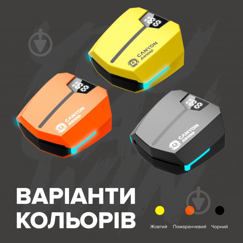 Навушники Canyon Doublebee GTWS-2 Gaming black (CND-GTWS2B) - фото 8