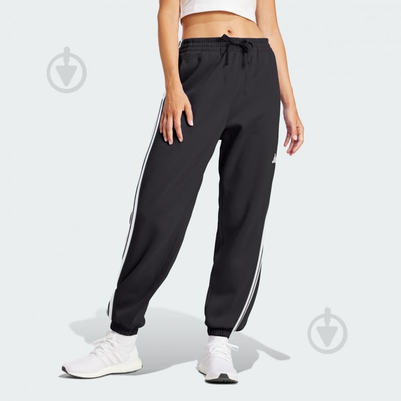 Штани Adidas W 3S FT CF PT JD5302 р. XS чорний - фото 1