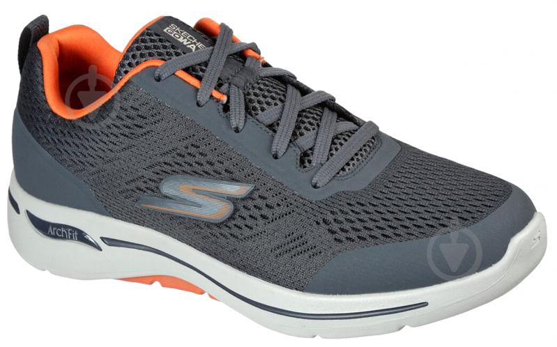 Кросівки чоловічі демісезонні Skechers GO WALK ARCH FIT 216116 CCOR р.43 сірі - фото 3