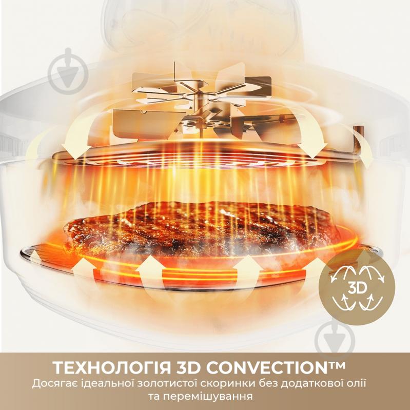 Мультипечь DREAME Tasti PT60 4.5L+2.5L Starlight gray - фото 4