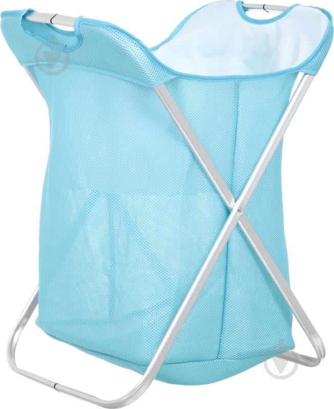 Кошик для білизни Luna Basket(with cover)/Light Blue - фото 1