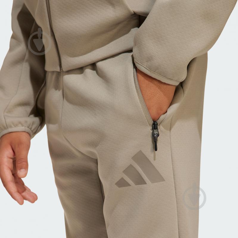 Брюки Adidas J Z.N.E. PT JD0007 р. 9-10YRS зеленый - фото 4