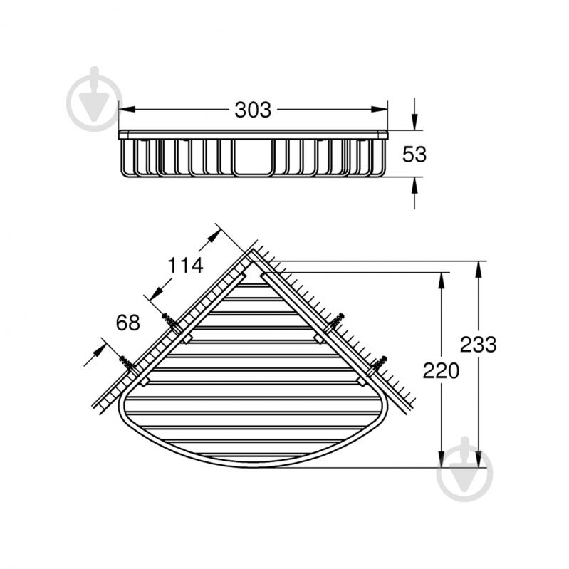 Полка для ванной Grohe Start Cosmopolitan 41172000 (CV033412) - фото 2 Полка для ванной Grohe Start Cosmopolitan 41172000 (CV033412) - фото 2
