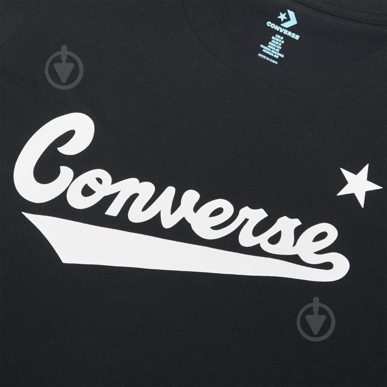 Футболка Converse 10018268-001 р.XS черный - фото 5