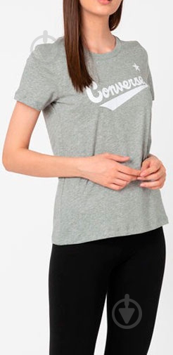 Футболка Converse 10018268-035 р.XS серый - фото 2 Футболка Converse 10018268-035 р.XS серый - фото 2