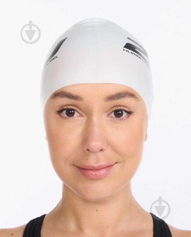 Шапочка для плавания 2XU Silicon Swim Cap US1355f_SIL/SIL one size серый - фото 2