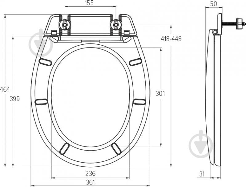 Сиденье для унитаза SoloPlast MITO Eko - фото 9