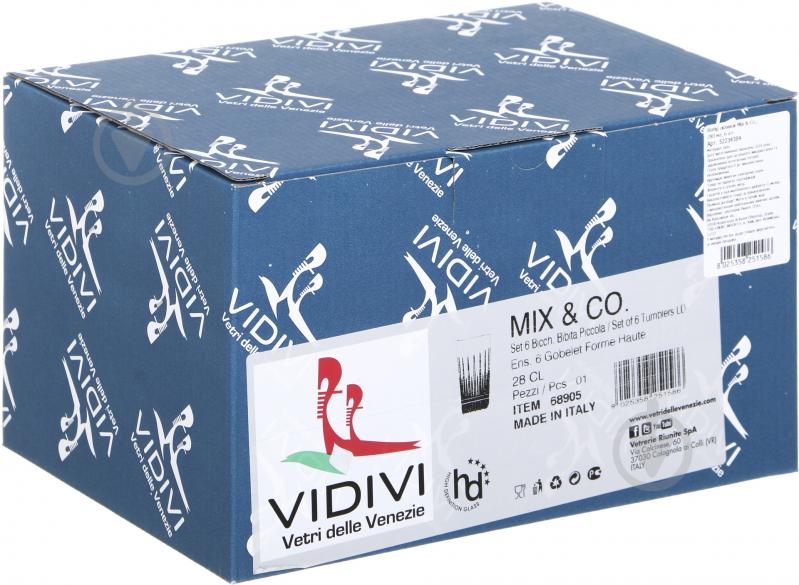 Набір склянок низьких Vidivi Mix & Co 68905M 280 мл 6 шт. - фото 2