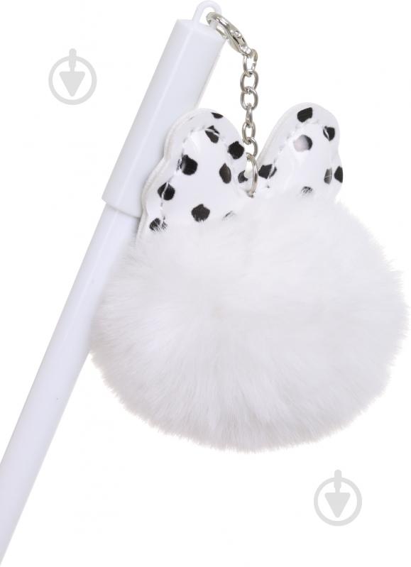 Ручка гелевая Бант с белым помпоном - фото 4