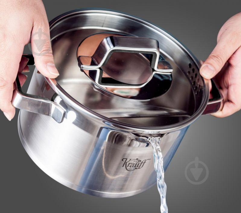 Кастрюля с крышкой Krauff 2,5 л 26-202-024 - фото 2 Кастрюля с крышкой Krauff 2,5 л 26-202-024 - фото 2
