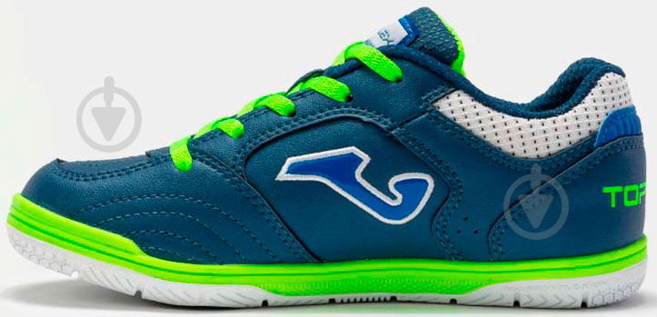 Футзальная обувь Joma TOP FLEX JR 2233 AZUL ELECTRICO VERDE FLUOR INDOOR TPJS2233IN р.37 синий - фото 2