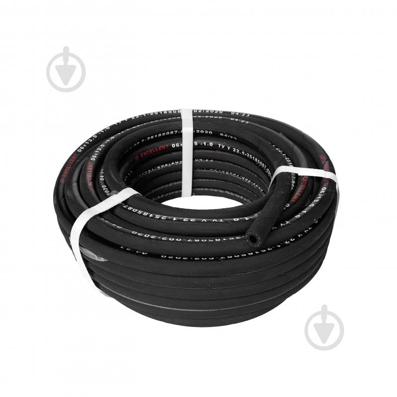 Рукав Excellent напорный маслобензиностойкий (МБС) 6х13,5-1,0 ГОСТ 10362-76/ТУ У 22.1-25185087-002:2020 - фото 1 Рукав Excellent напорный маслобензиностойкий (МБС) 6х13,5-1,0 ГОСТ 10362-76/ТУ У 22.1-25185087-002:2020 - фото 1