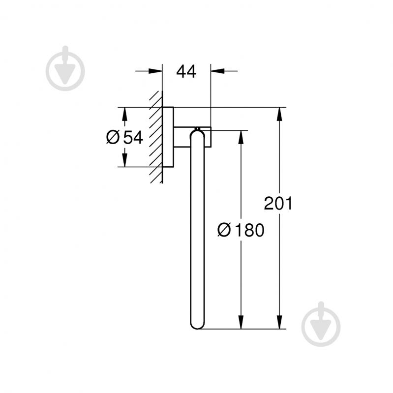 Держатель для полотенец Grohe QuickFix Start 411742430 - фото 3 Держатель для полотенец Grohe QuickFix Start 411742430 - фото 3
