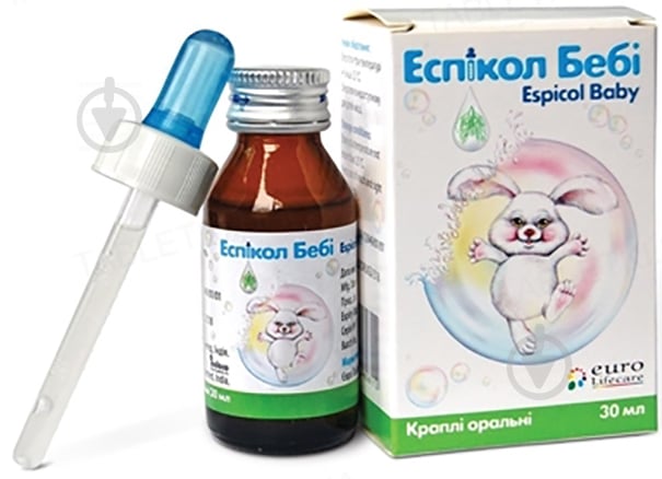 Еспікол бебі краплі 40 мг 30 мл - фото 1