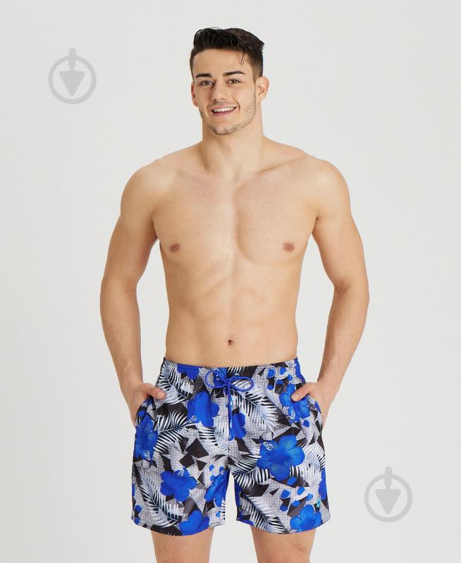 Шорти Arena BEACH BOXER ALLOVER 005251-800 р. M блакитний - фото 1