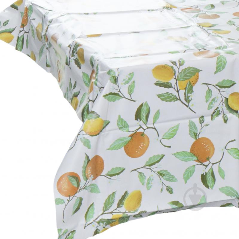 Скатертина Oranges and Lemons 140x110 см білий із малюнком UP! (Underprice) - фото 2