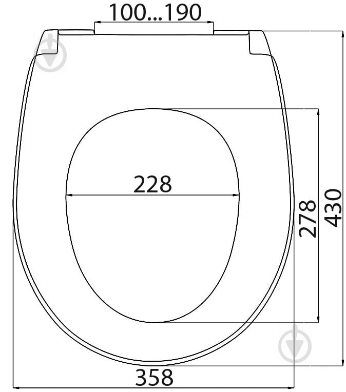 Сидіння для унітаза EGO SD 15ms - фото 7