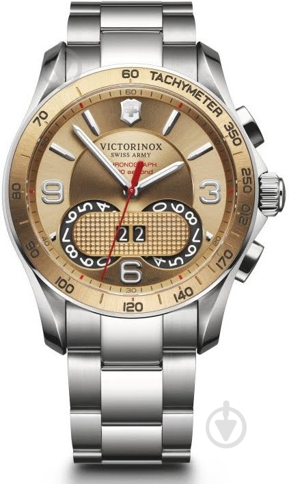 Наручные часы Chrono Classic Victorinox silver (V241619) - фото 1