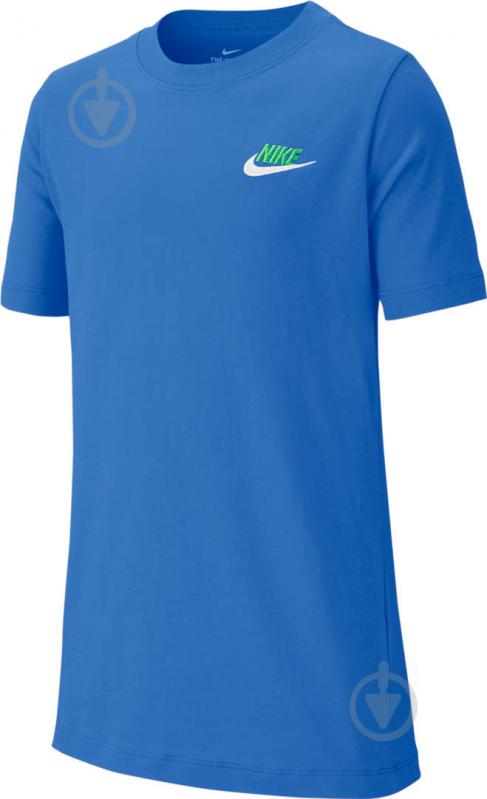 Футболка Nike B NSW TEE EMB FUTURA AR5254-402 р.M синій - фото 1