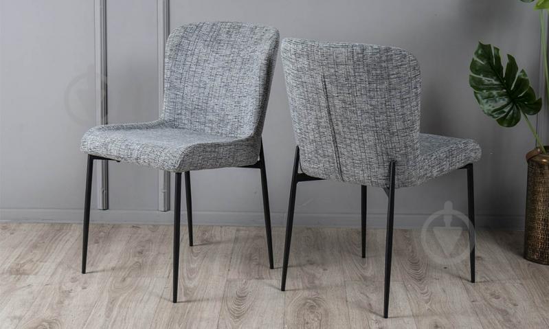 Стул Чейз серый / черный - фото 6