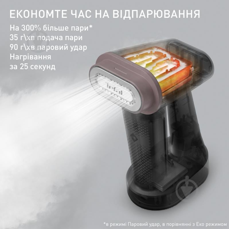 Отпариватель ручной Tefal Pure Force 3в1 DT8765E0 - фото 2 Отпариватель ручной Tefal Pure Force 3в1 DT8765E0 - фото 2