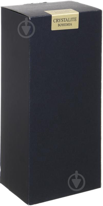 Ваза стеклянная Bohemia Labyrinth 40,5 см 40 см прозрачная - фото 2