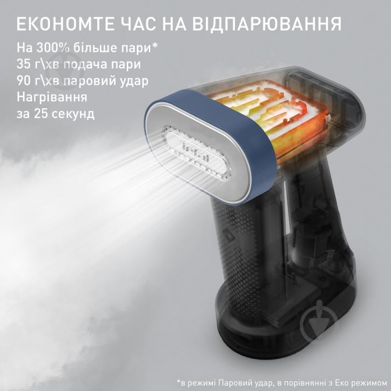 Отпариватель ручной Tefal Pure Force 2в1 DT8720E0 - фото 2 Отпариватель ручной Tefal Pure Force 2в1 DT8720E0 - фото 2