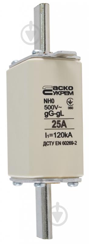 Предохранитель плавкий АСКОУКРЕМ NH0 25A gG A0050010018 - фото 4