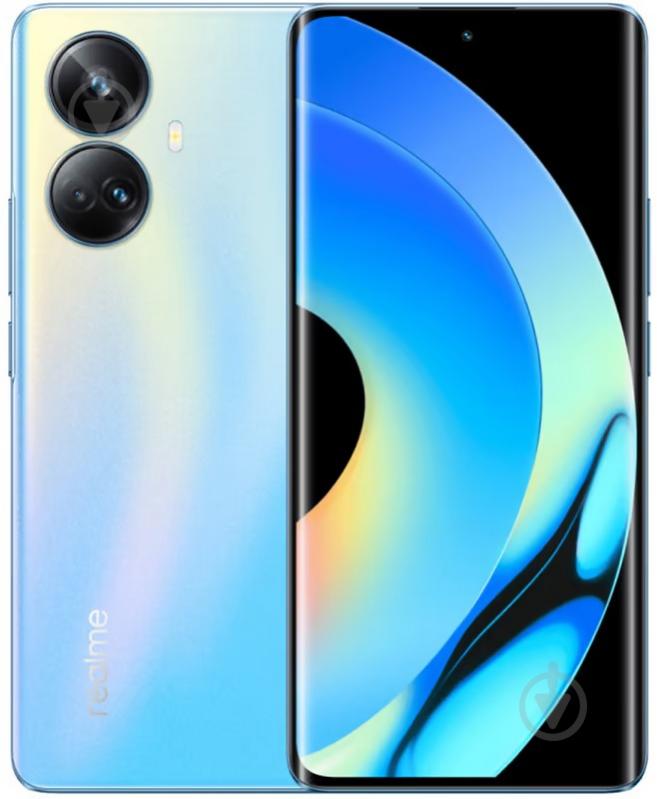 Смартфон realme 10 Pro Plus 12/256GB nebula blue - фото 1