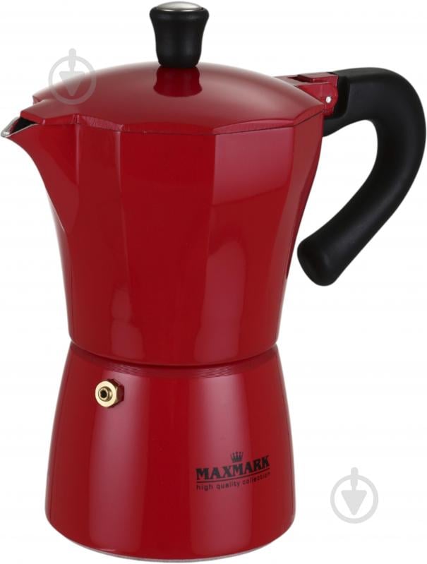 Кофеварка гейзерная Maxmark Red 240 мл MK-ALR00240 - фото 2