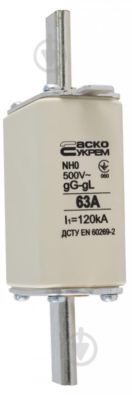 Предохранитель плавкий АСКОУКРЕМ NH0 63A gG A0050010022 - фото 4