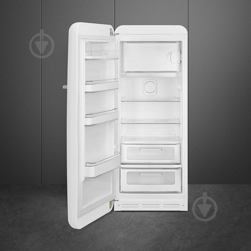 Холодильник Smeg однодверный соло FAB28LWH5 - фото 3 Холодильник Smeg однодверный соло FAB28LWH5 - фото 3