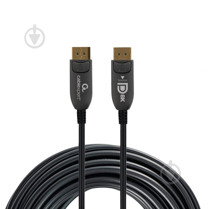 Кабель Cablexpert (AOC) DisplayPort V.1.4, 8К 60Гц/4К 120Гц 10 м black (CC-DP8K-AOC-10M) - фото 2