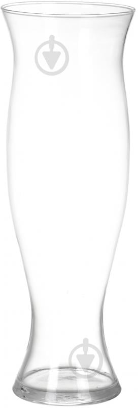 Ваза стеклянная Нежность 17х50 см 50 см прозрачная - фото 1