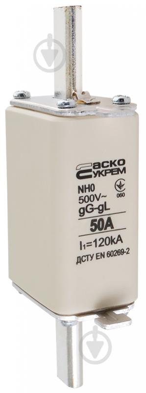 Предохранитель плавкий АСКОУКРЕМ NH0 50A gG A0050010021 - фото 2