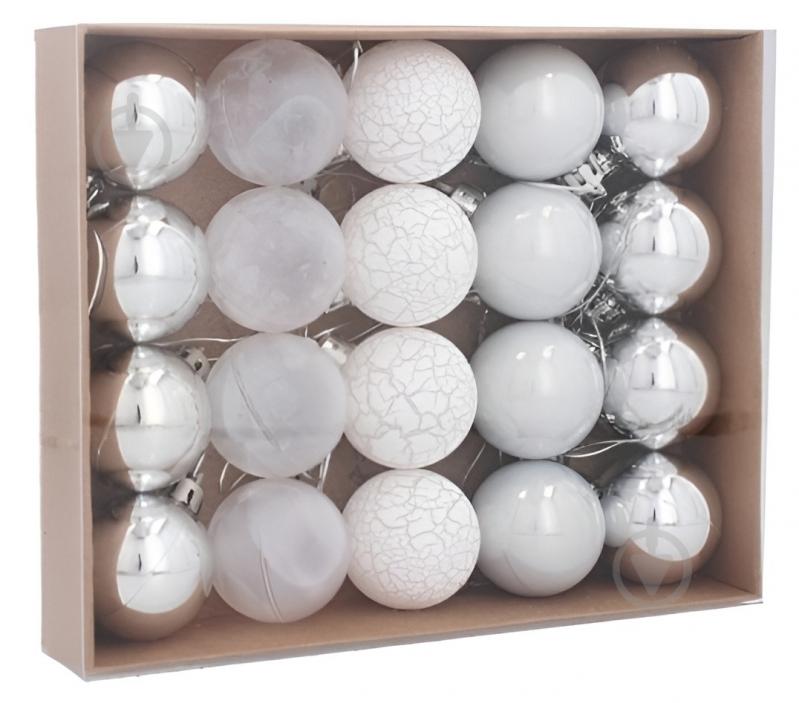 Набор елочных шаров Тайм Еко d 4 мм 20 шт./уп. - фото 3 Набор елочных шаров Тайм Еко d 4 мм 20 шт./уп. - фото 3