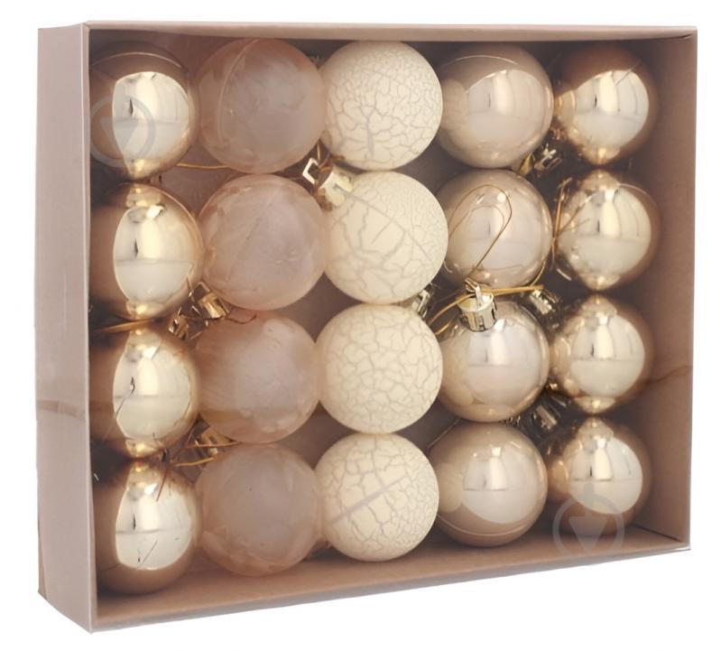 Набор елочных шаров Тайм Еко d 4 мм 20 шт./уп. - фото 4 Набор елочных шаров Тайм Еко d 4 мм 20 шт./уп. - фото 4