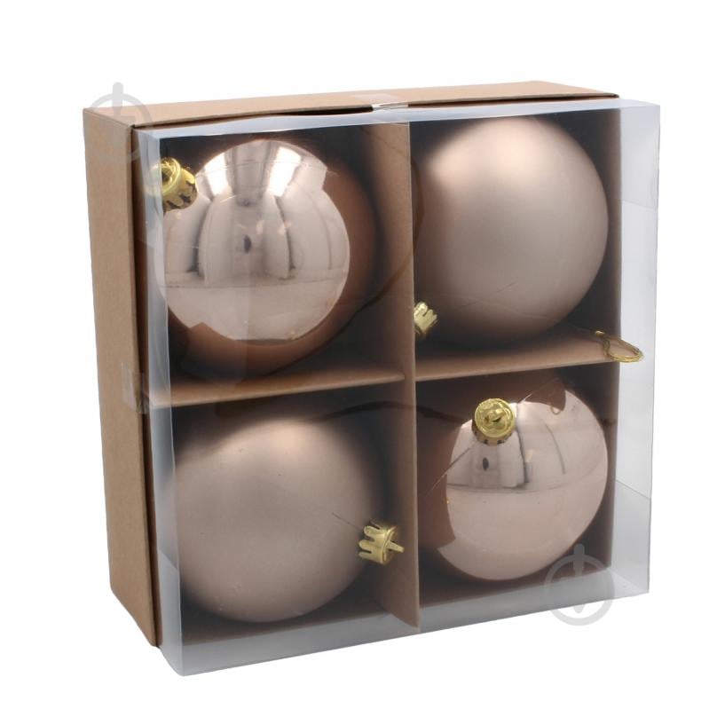 Набор елочных шаров Chomik GIF3917 d 100 мм 10 см 4 шт./уп. - фото 2 Набор елочных шаров Chomik GIF3917 d 100 мм 10 см 4 шт./уп. - фото 2