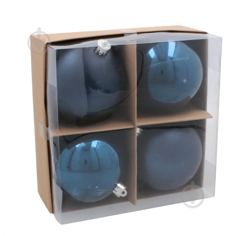 Набор елочных шаров Chomik GIF3917 d 100 мм 10 см 4 шт./уп. - фото 3 Набор елочных шаров Chomik GIF3917 d 100 мм 10 см 4 шт./уп. - фото 3